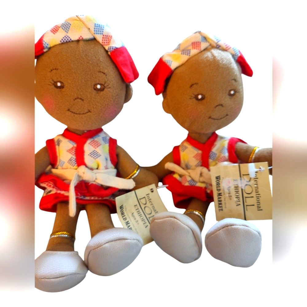 Ethiopian plush rag doll. World Market Int'l